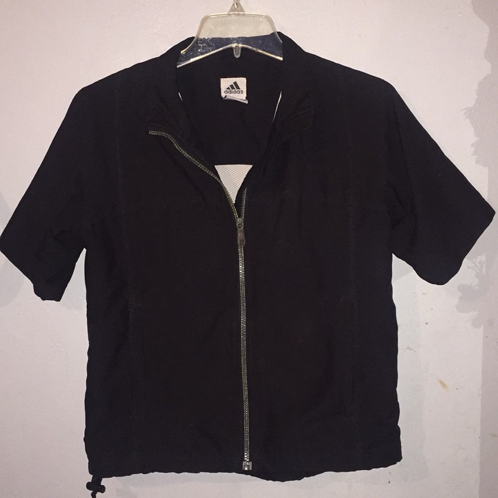 Adidas short sleeve windbreaker